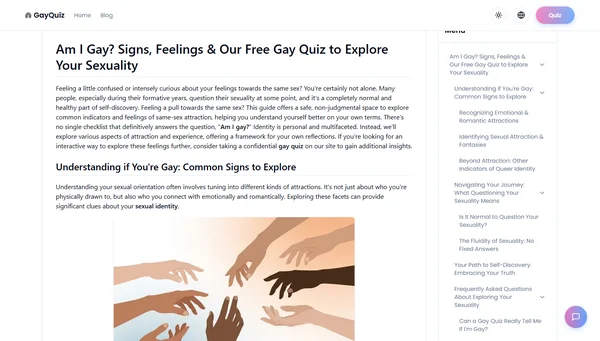 Am I Gay? Signs, Self-Reflection, and the Journey to Self-Discovery