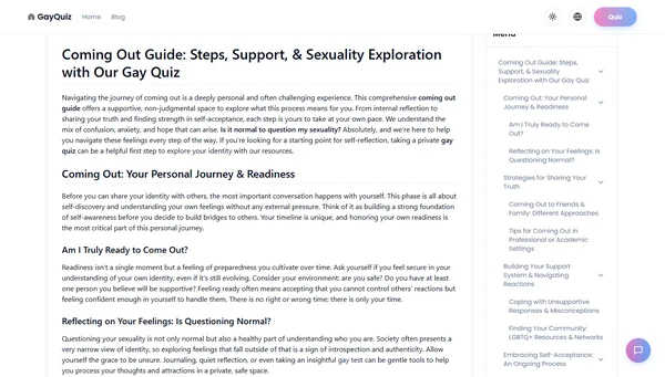 Coming Out: A Personal Journey and Practical Guide for LGBTQ+ Individuals
