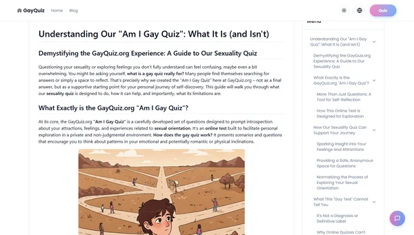 Understanding Our "Am I Gay Quiz": What It Is (and Isn't)