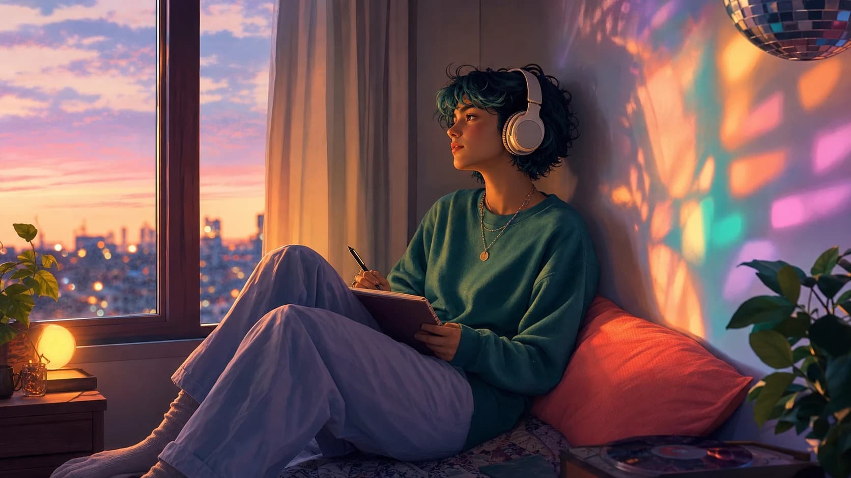 headphones에 반영하는 사람