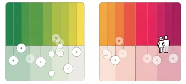 Diagram illustrating split attraction model for ace/aro